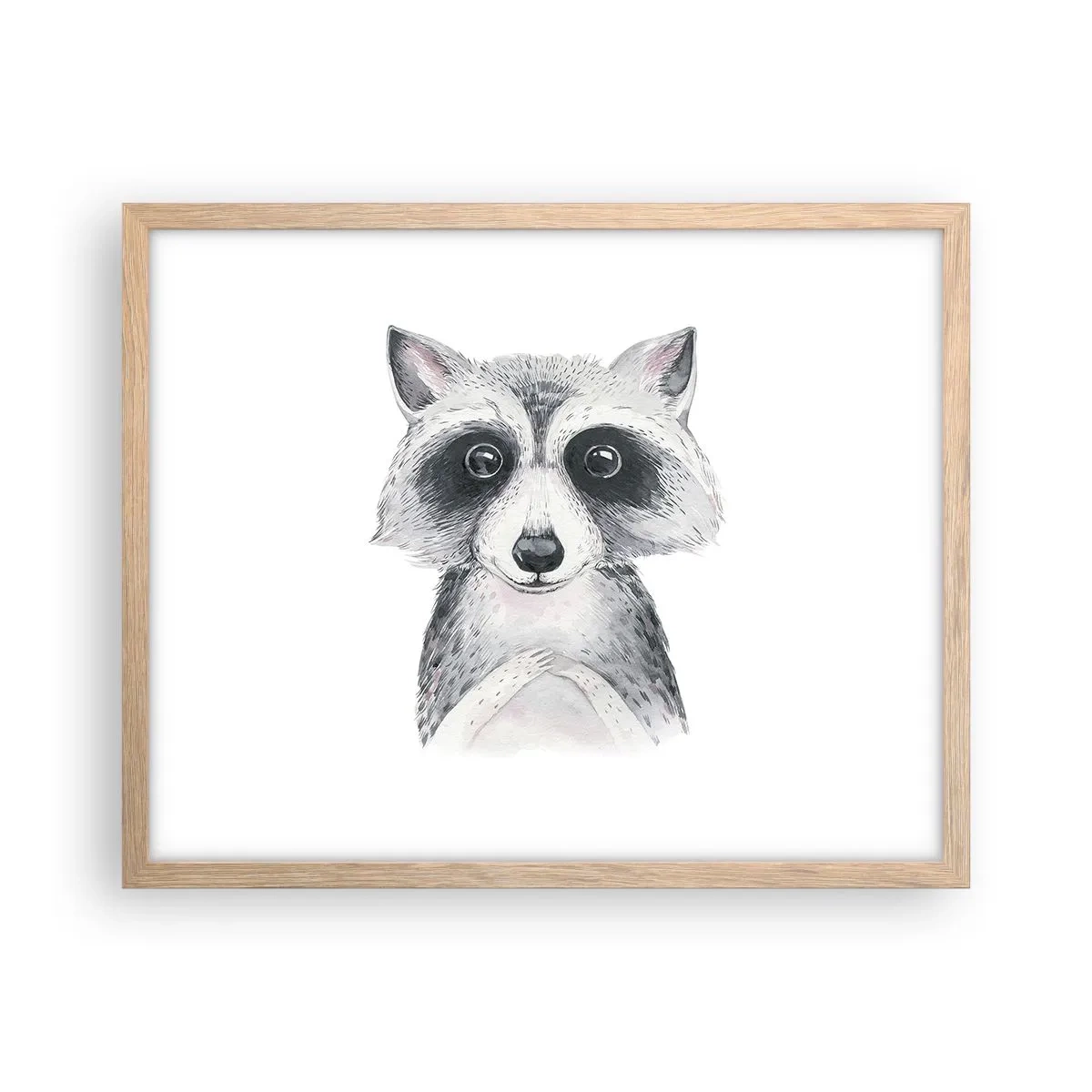 Póster en marco roble claro - Un momento para la emoción - 50x40 cm