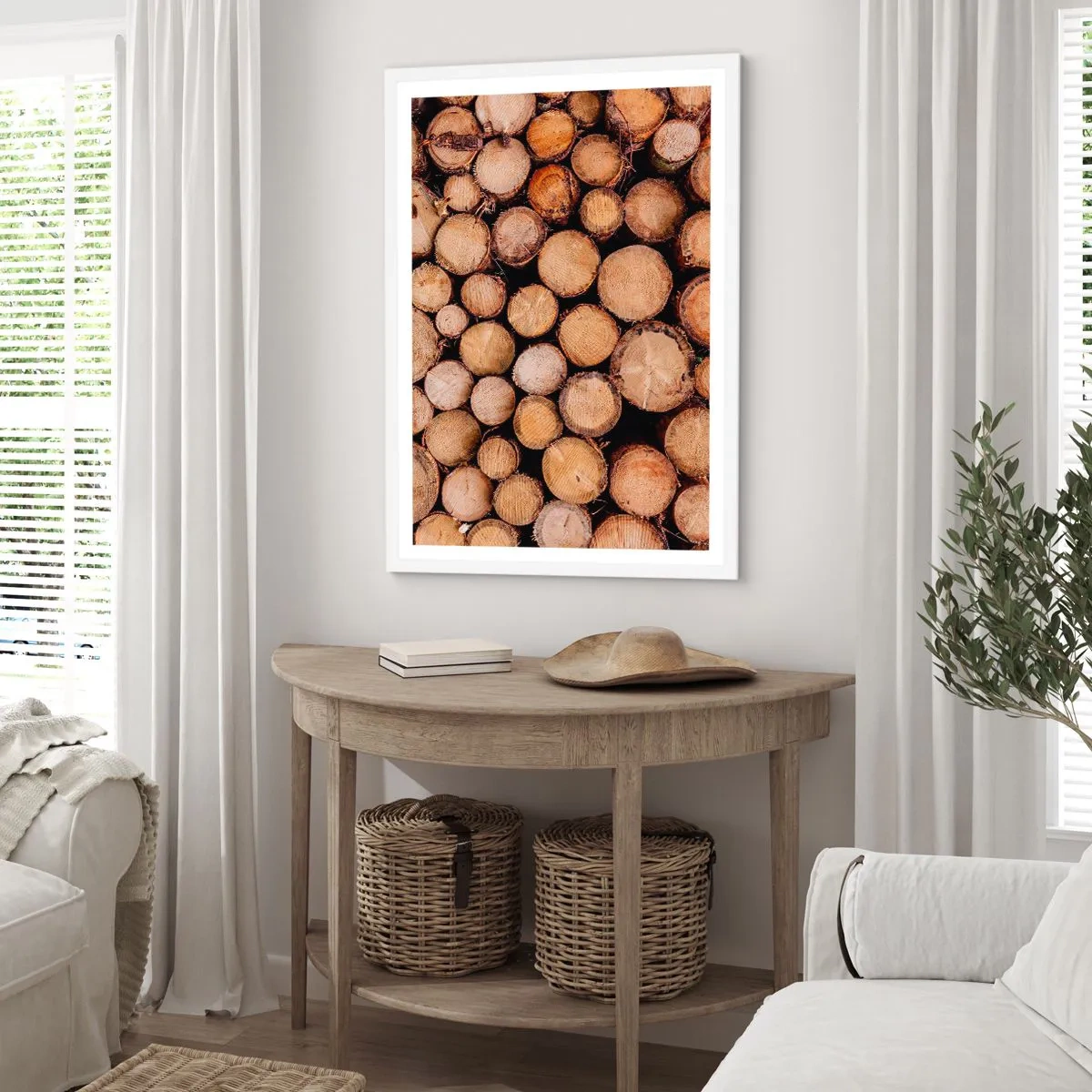 Póster en marco blanco - Un nuevo comienzo - 70x100 cm