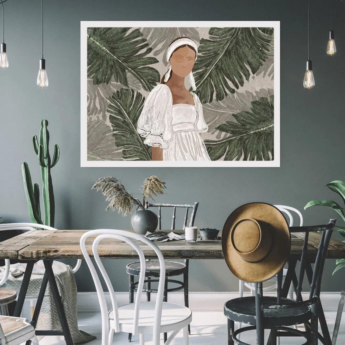 Póster - Retrato exótico - 40x30 cm