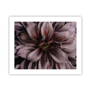 Póster - Corazón floral - 50x40 cm