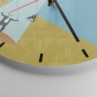 Esfera sin numeración, con rayas