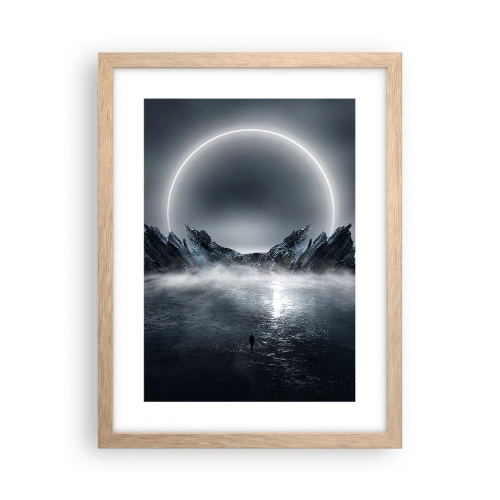 Póster en marco roble claro - El final del cuento - 30x40 cm