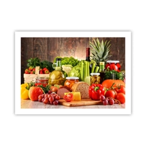 Póster - La mesa está lista - 70x50 cm