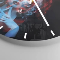 Esfera sin numeración, con rayas