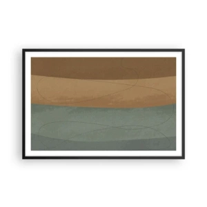 Póster en marco negro - Composición horizontal - 91x61 cm