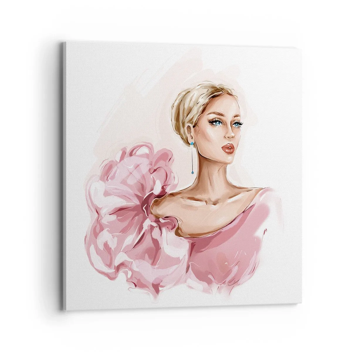 Cuadro sobre lienzo - Impresión de Imagen - Recuérdame como una pintura... - 70x70 cm