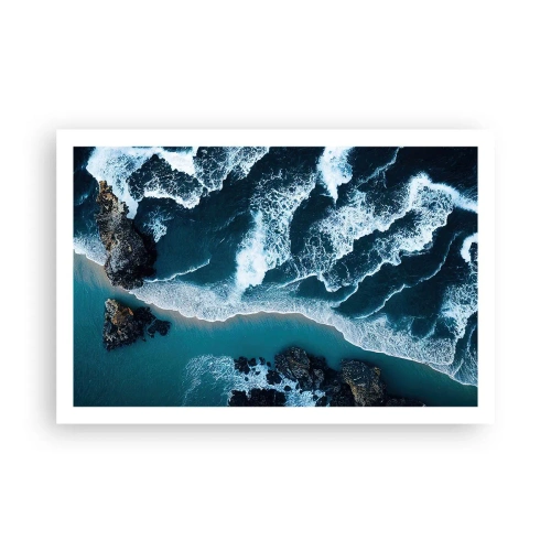 Póster - Rodeadas por las olas - 91x61 cm