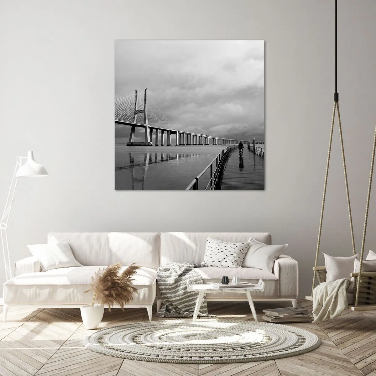 Cuadro sobre lienzo - Impresión de Imagen - A cada uno lo suyo - 70x70 cm