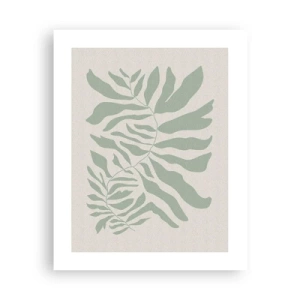 Póster - Rama esmeralda - 40x50 cm