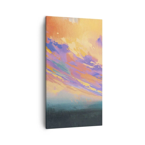Cuadro sobre lienzo - Impresión de Imagen - Fuerza de atracción - 45x80 cm