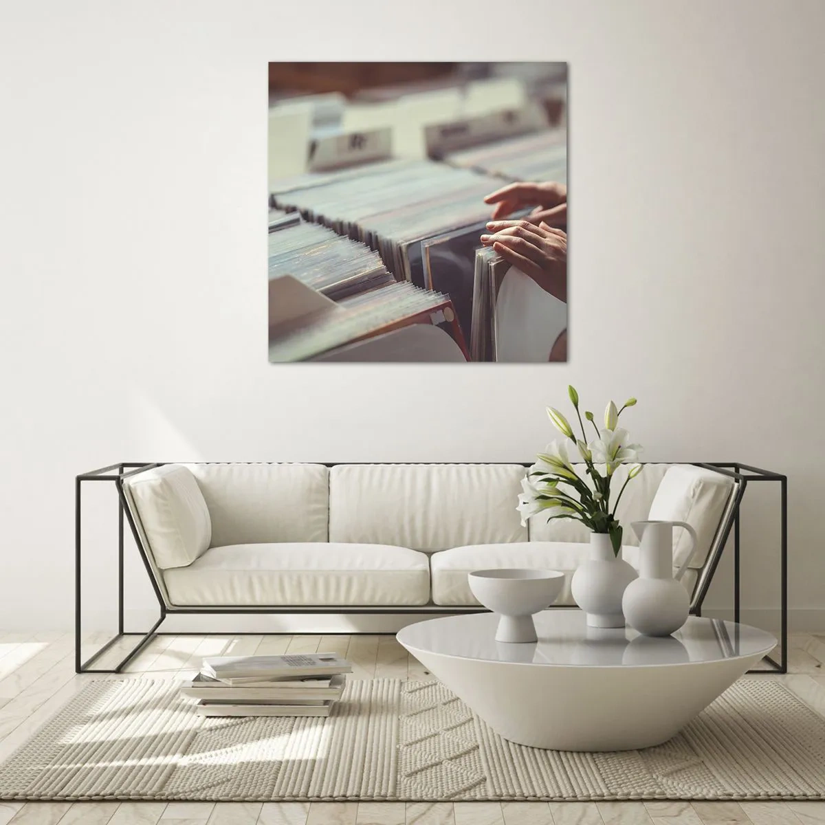 Cuadro sobre vidrio - Impresiones sobre Vidrio - En busca de emociones - 70x70 cm