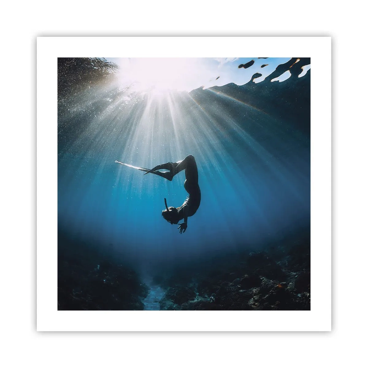 Póster - Danza subacuática - 50x50 cm