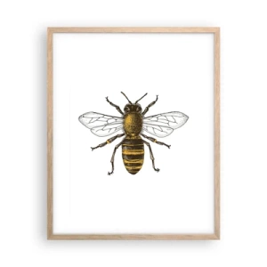 Póster en marco roble claro - Bondad natural - 40x50 cm