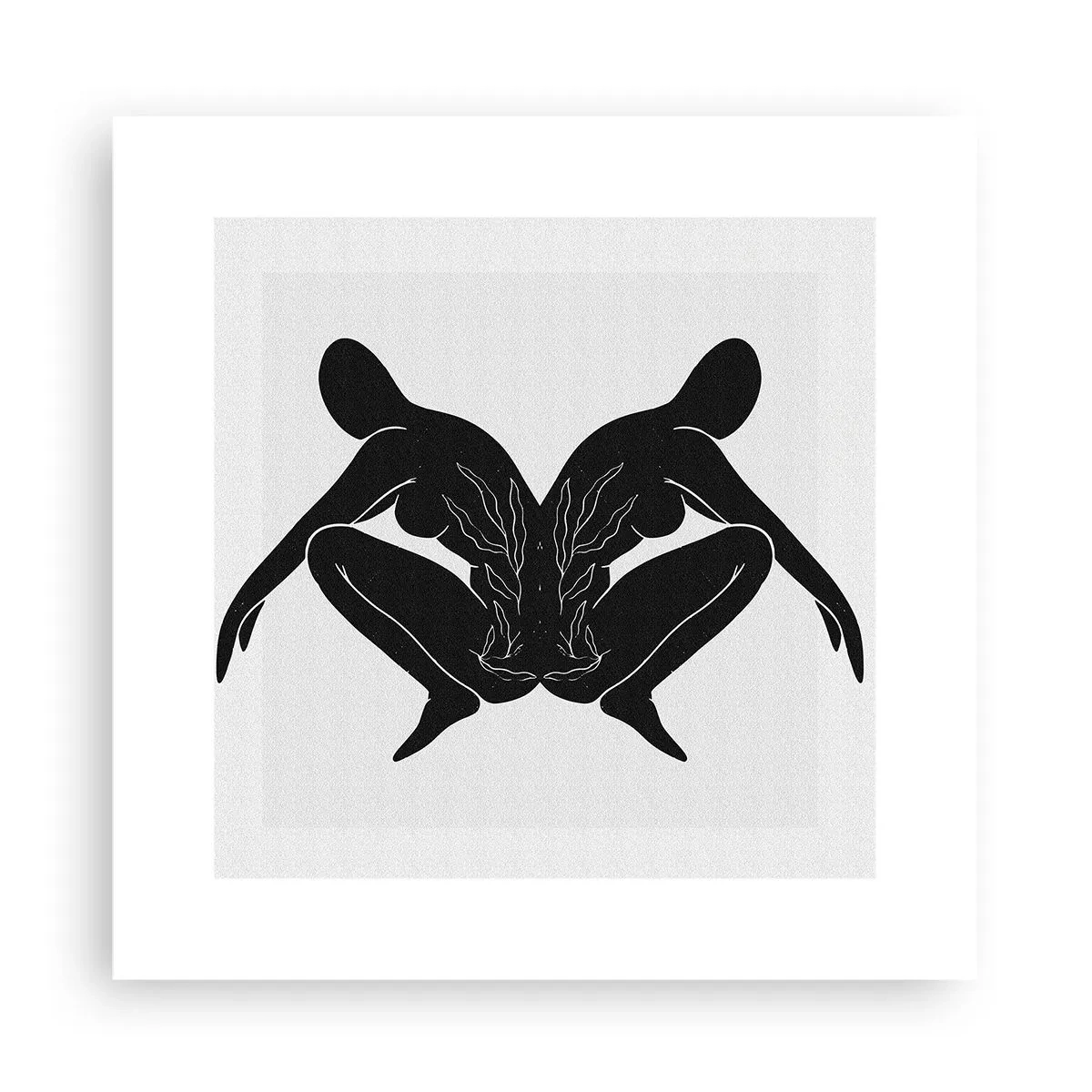 Póster - Un alma compartida - 30x30 cm