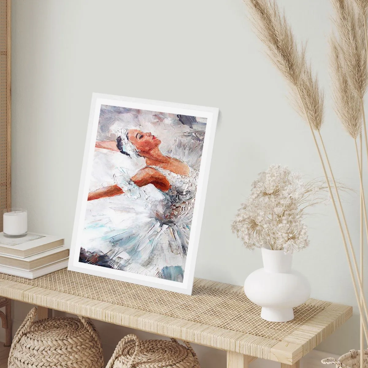 Póster en marco blanco - Suave y ligera - 40x50 cm