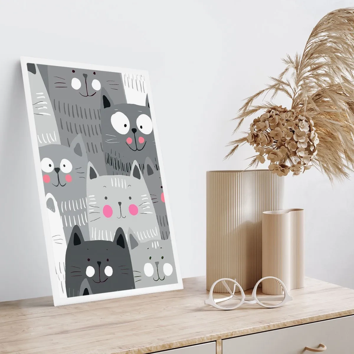 Póster - El mundo de los gatos - 40x50 cm