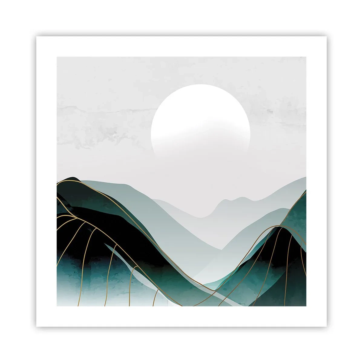 Póster - Con toda la majestuosidad - 50x50 cm