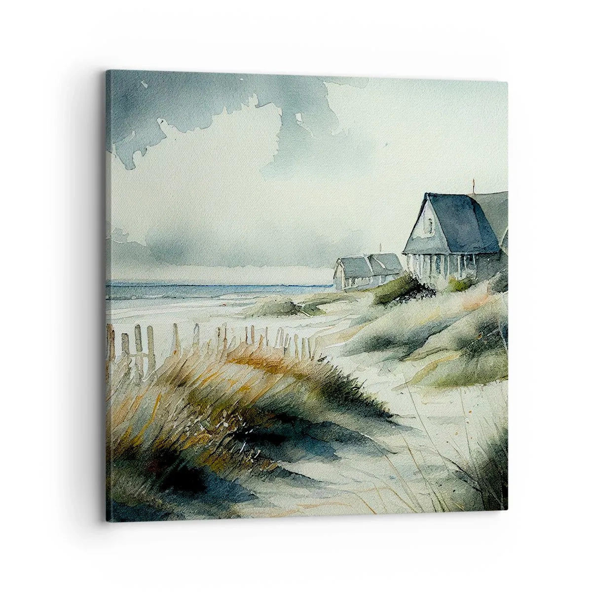 Cuadro sobre lienzo - Impresión de Imagen - Lejos del bullicio - 70x70 cm