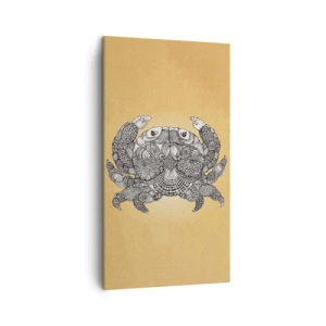 Cuadro sobre lienzo - Impresión de Imagen - Cuentos del Sr. Cangrejo - 45x80 cm