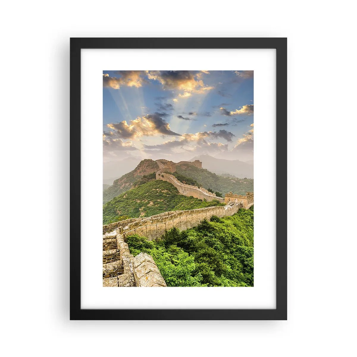 Póster en marco negro - Grandeza duradera - 30x40 cm