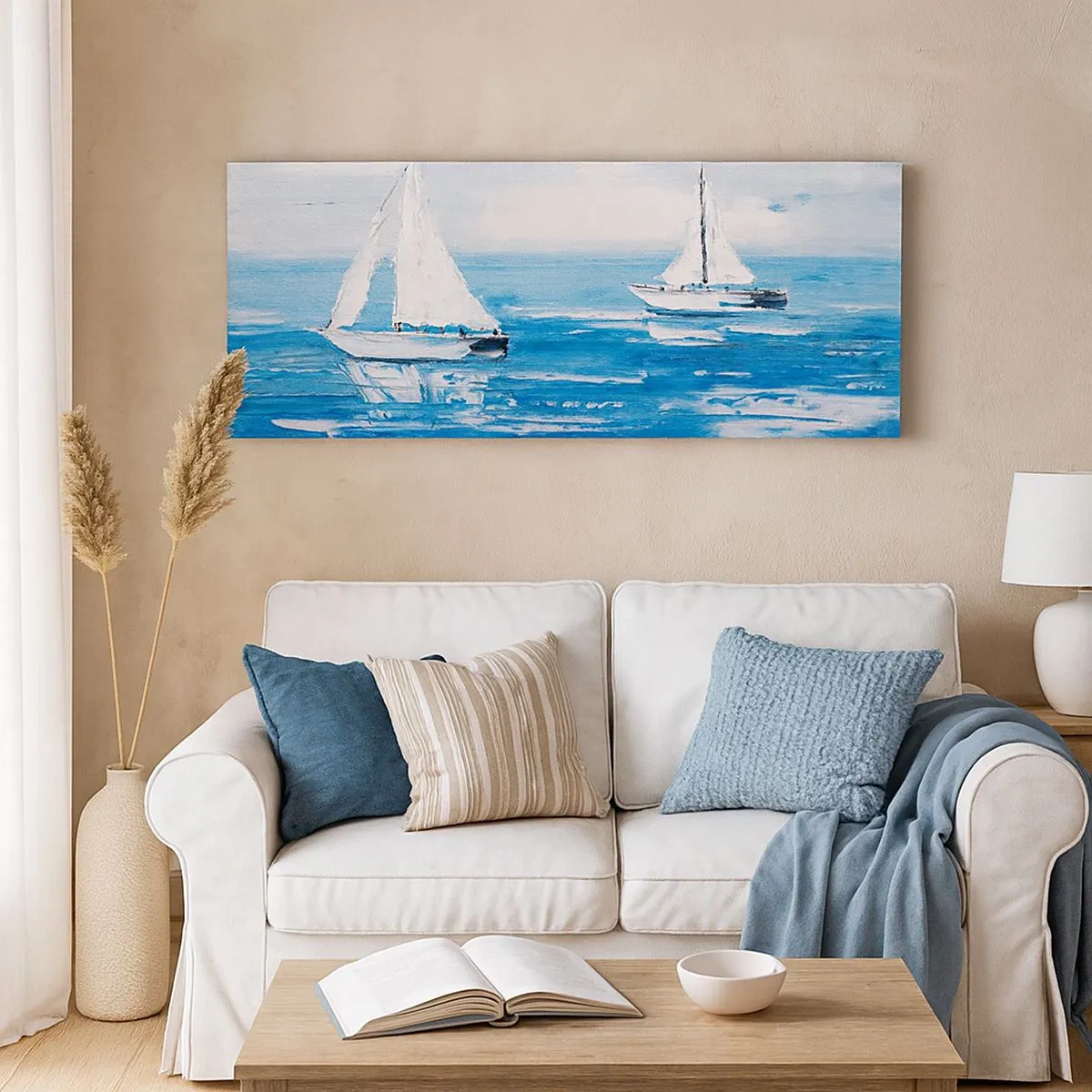 Cuadro sobre lienzo - Impresión de Imagen - Con un amigo a tu lado - 100x40 cm