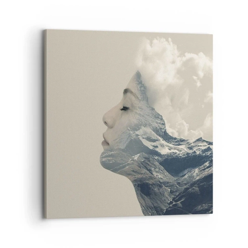 Cuadro sobre lienzo - Impresión de Imagen - La belleza de los elementos - 70x70 cm