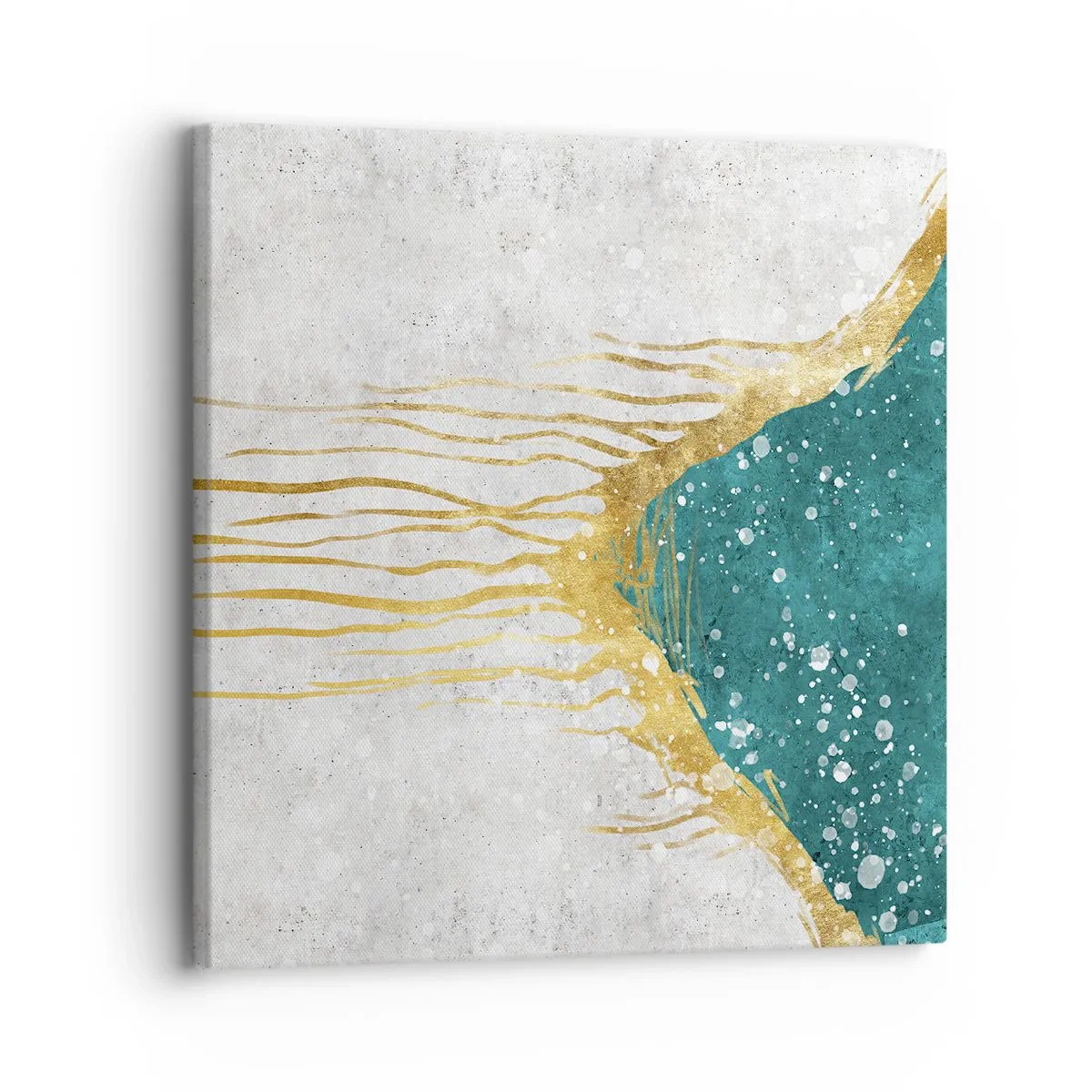 Cuadro sobre lienzo - Impresión de Imagen - Marea dorada - 30x30 cm