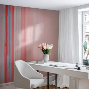 Fotomural Premium Canvas - Abstracción al amanecer - Pastel, minimalista, Pedazo - 450x315 cm
