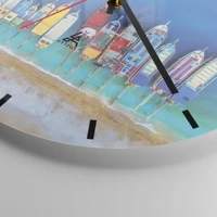 Esfera sin numeración, con rayas