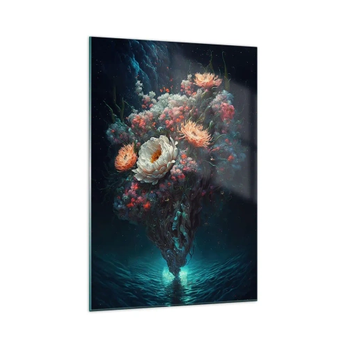 Cuadro sobre vidrio - Impresiones sobre Vidrio - Extraño jardín - 70x100 cm