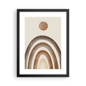 Póster en marco negro - En otro mundo - 30x40 cm