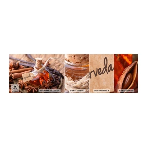 Muestra de fotomural autoadhesivo Deluxe Sticker - Hacia la unidad del cuerpo y el espíritu - Canela, Anís, Vainilla - 100x30 cm