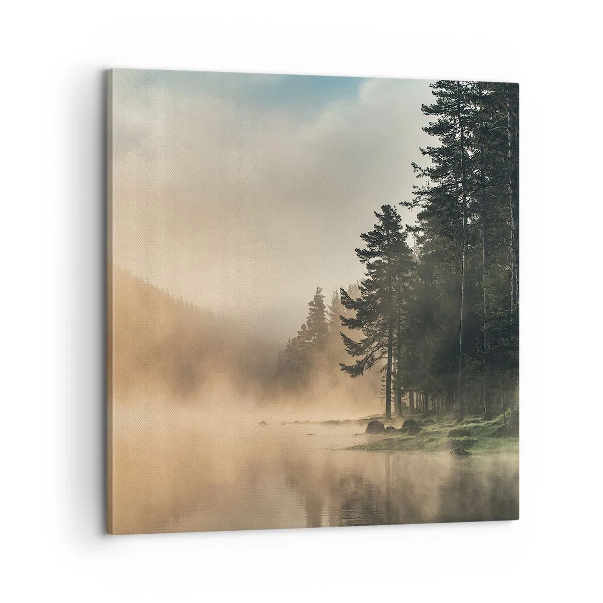 Cuadro sobre lienzo - Impresión de Imagen - El nacimiento de un día - 60x60 cm