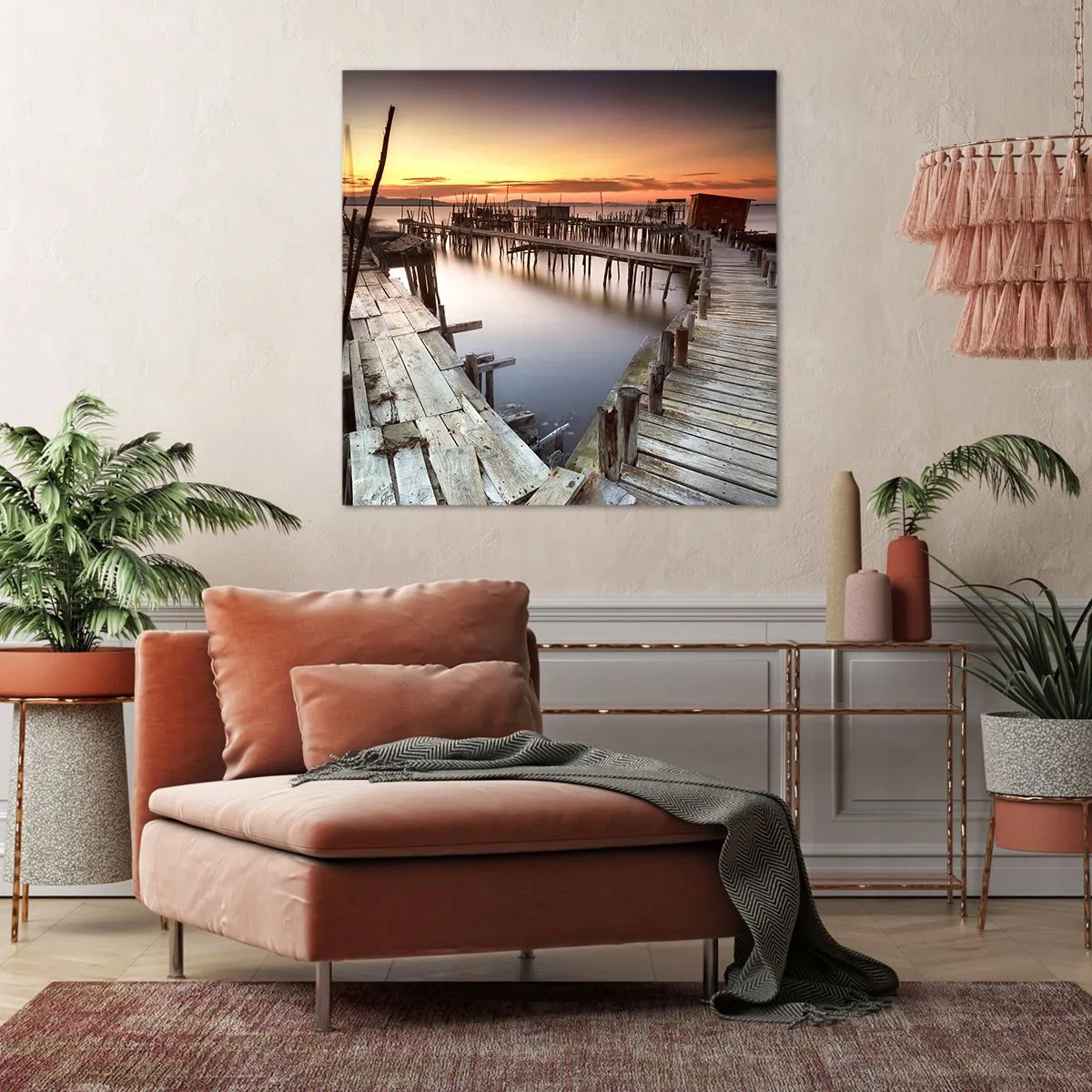 Cuadro sobre lienzo - Impresión de Imagen - Auténtico, sublime - 60x60 cm