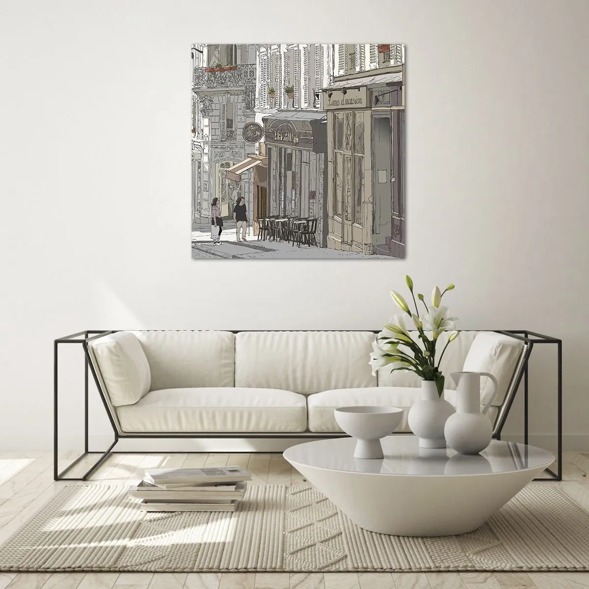 Cuadro sobre vidrio - Impresiones sobre Vidrio - Alegrías urbanas - 30x30 cm