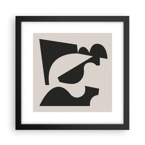 Póster en marco negro - Para automontaje - 30x30 cm