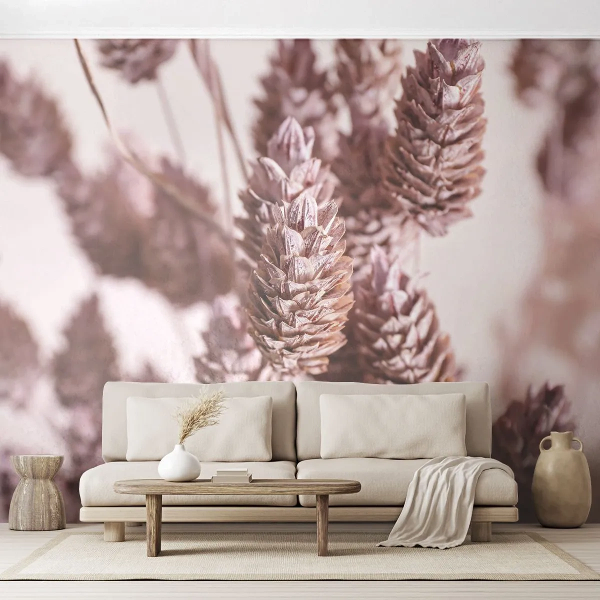 Fotomural Premium Canvas - Aparentemente discreto - flor seca, Flor, Prado - 250x175 cm