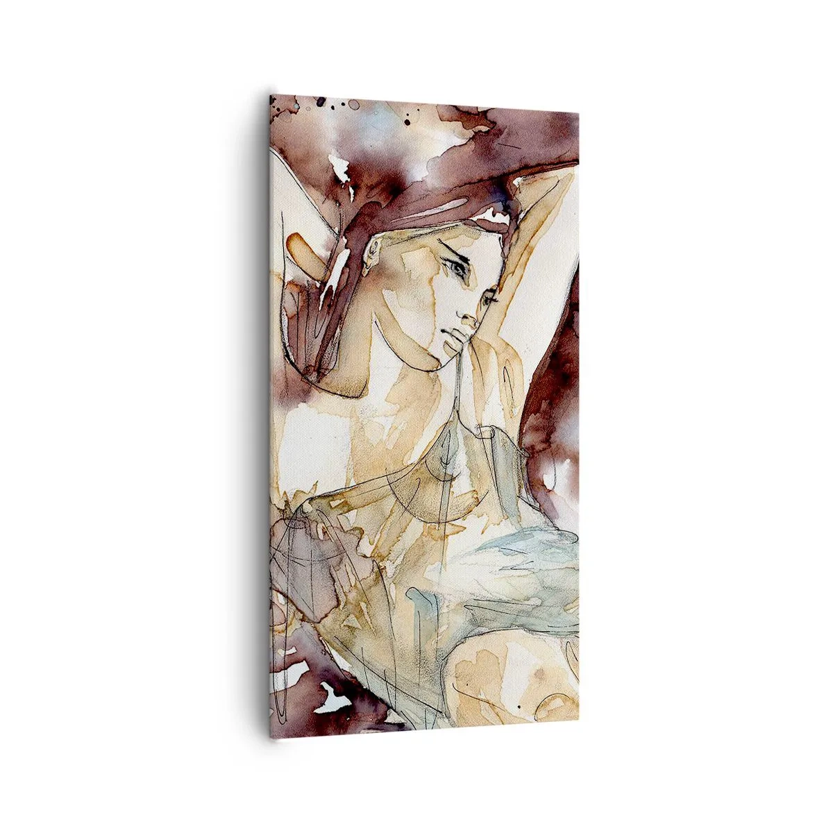 Cuadro sobre lienzo - Impresión de Imagen - En un estado de ánimo armónico - 65x120 cm