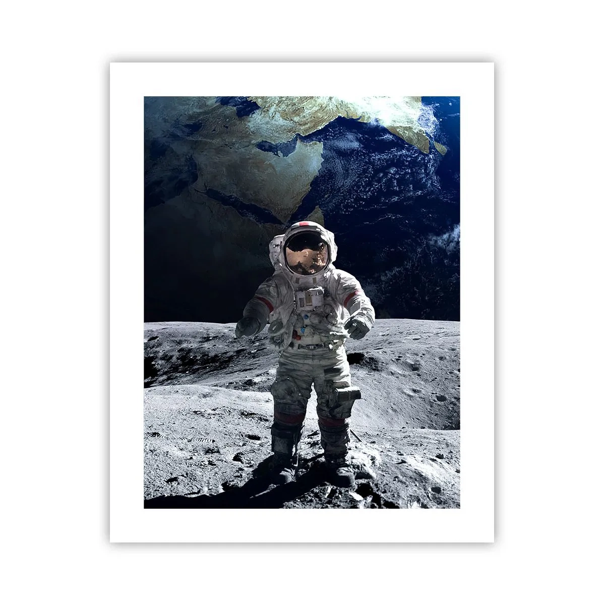Póster - Saludos desde la Luna - 40x50 cm