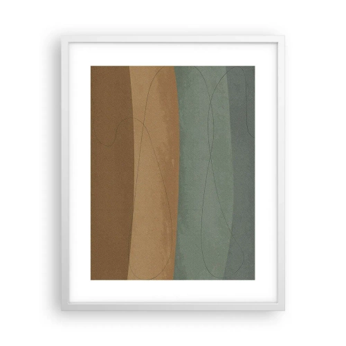 Póster en marco blanco - Composición horizontal - 40x50 cm