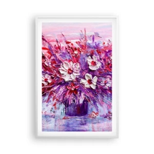 Póster en marco blanco - Inocencia y pasión - 61x91 cm