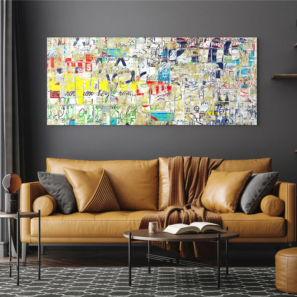 Cuadro sobre vidrio - Impresiones sobre Vidrio - Simplemente agradable a la vista - 90x30 cm