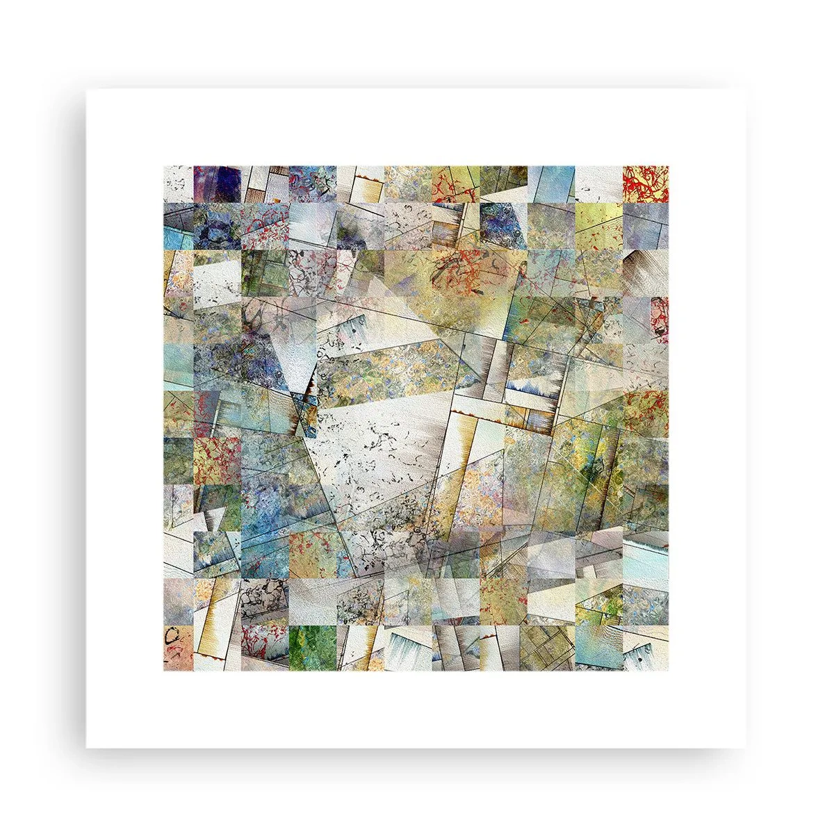 Póster - Remodelación geométrica - 30x30 cm