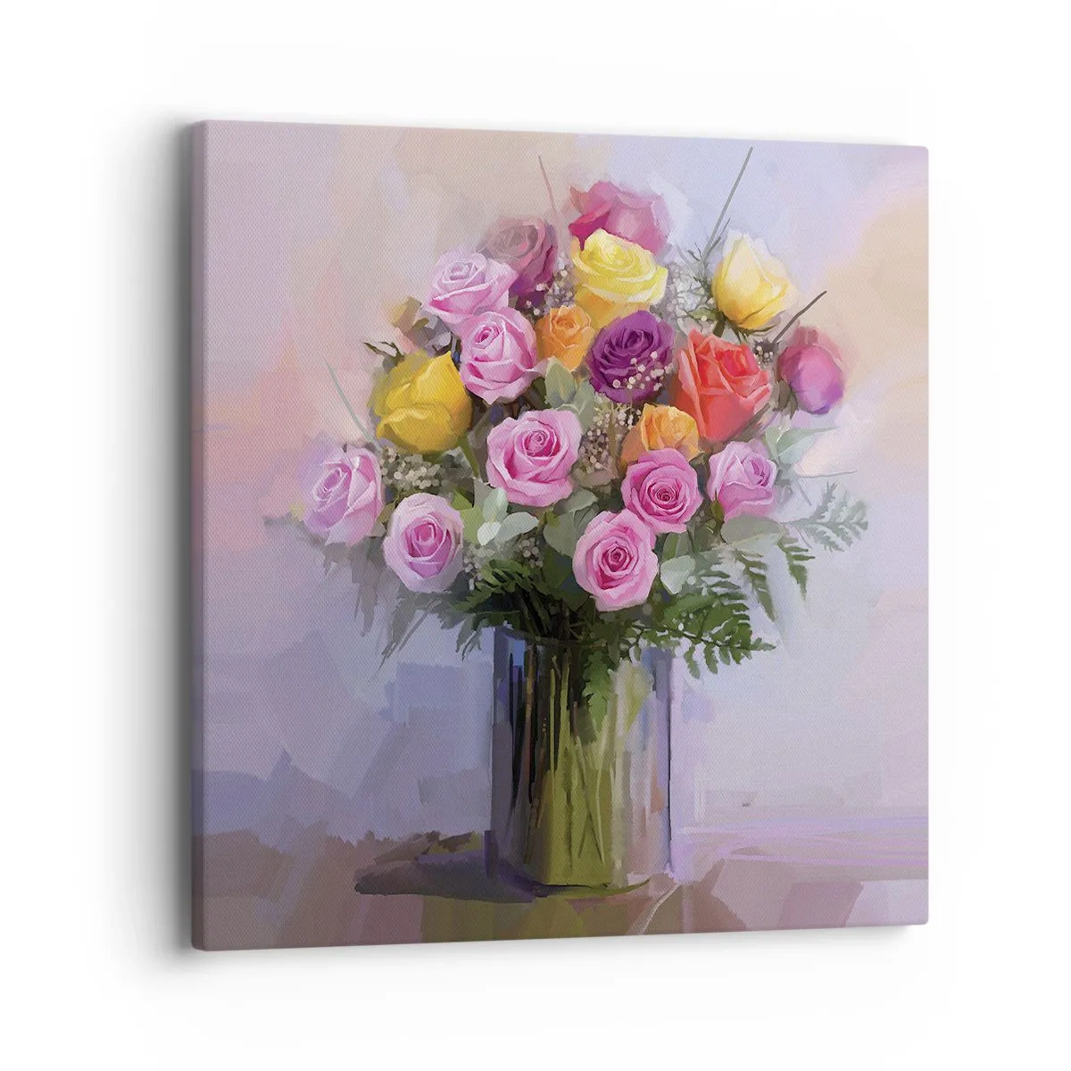 Cuadro sobre lienzo - Impresión de Imagen - Belleza inmortalizada - 40x40 cm