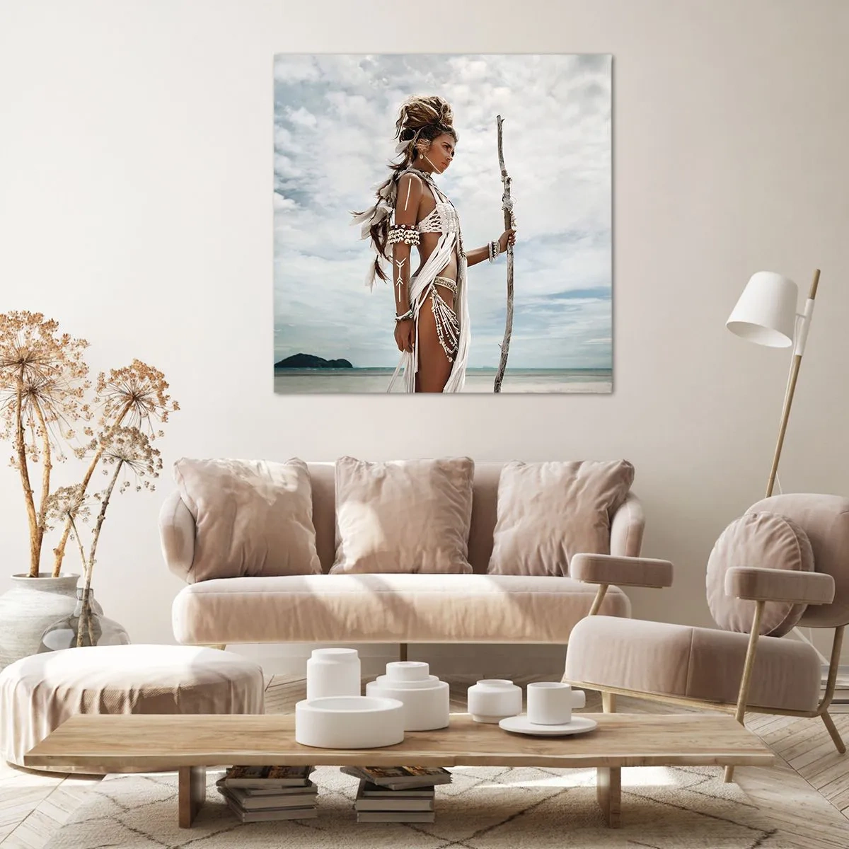 Cuadro sobre lienzo - Impresión de Imagen - Reina de los trópicos - 70x70 cm