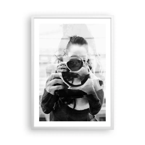 Póster en marco blanco - Creador y creación - 50x70 cm