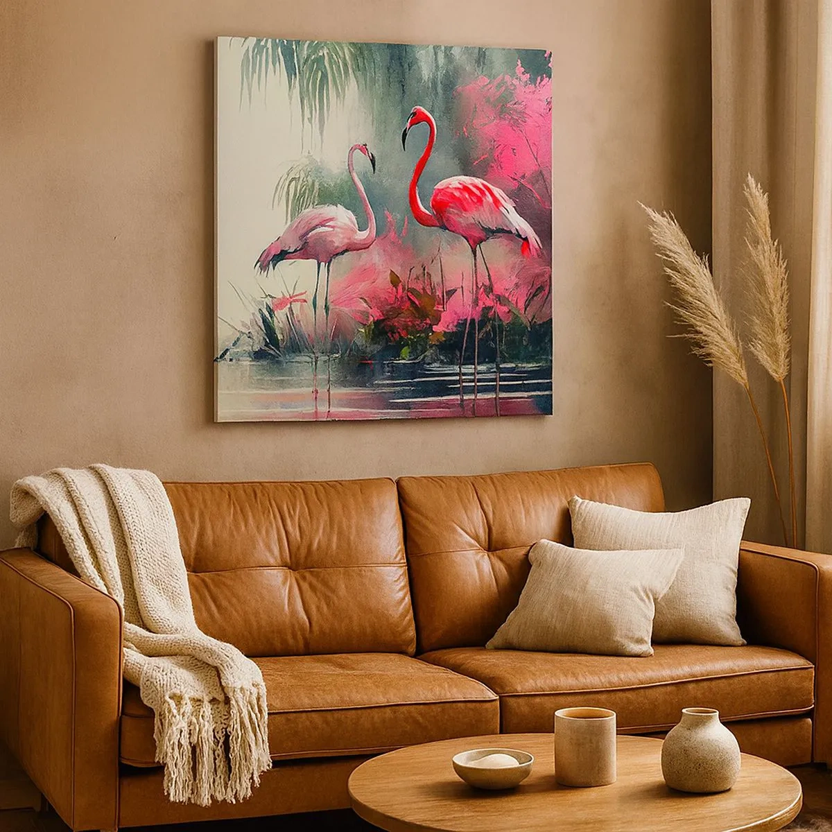 Cuadro sobre lienzo - Impresión de Imagen - Una lección de encanto natural - 30x30 cm