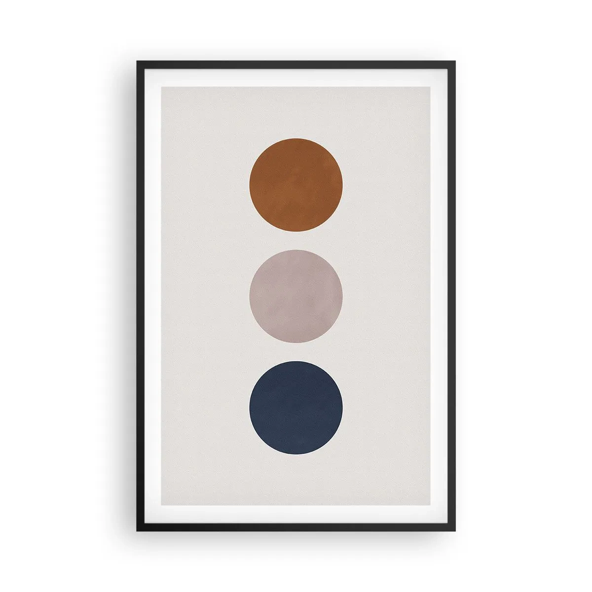 Póster en marco negro - Símbolo de perfección - 61x91 cm