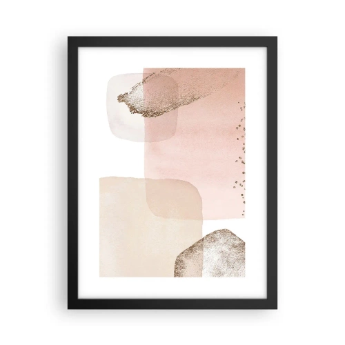 Póster en marco negro - Una mirada a través del color - 30x40 cm