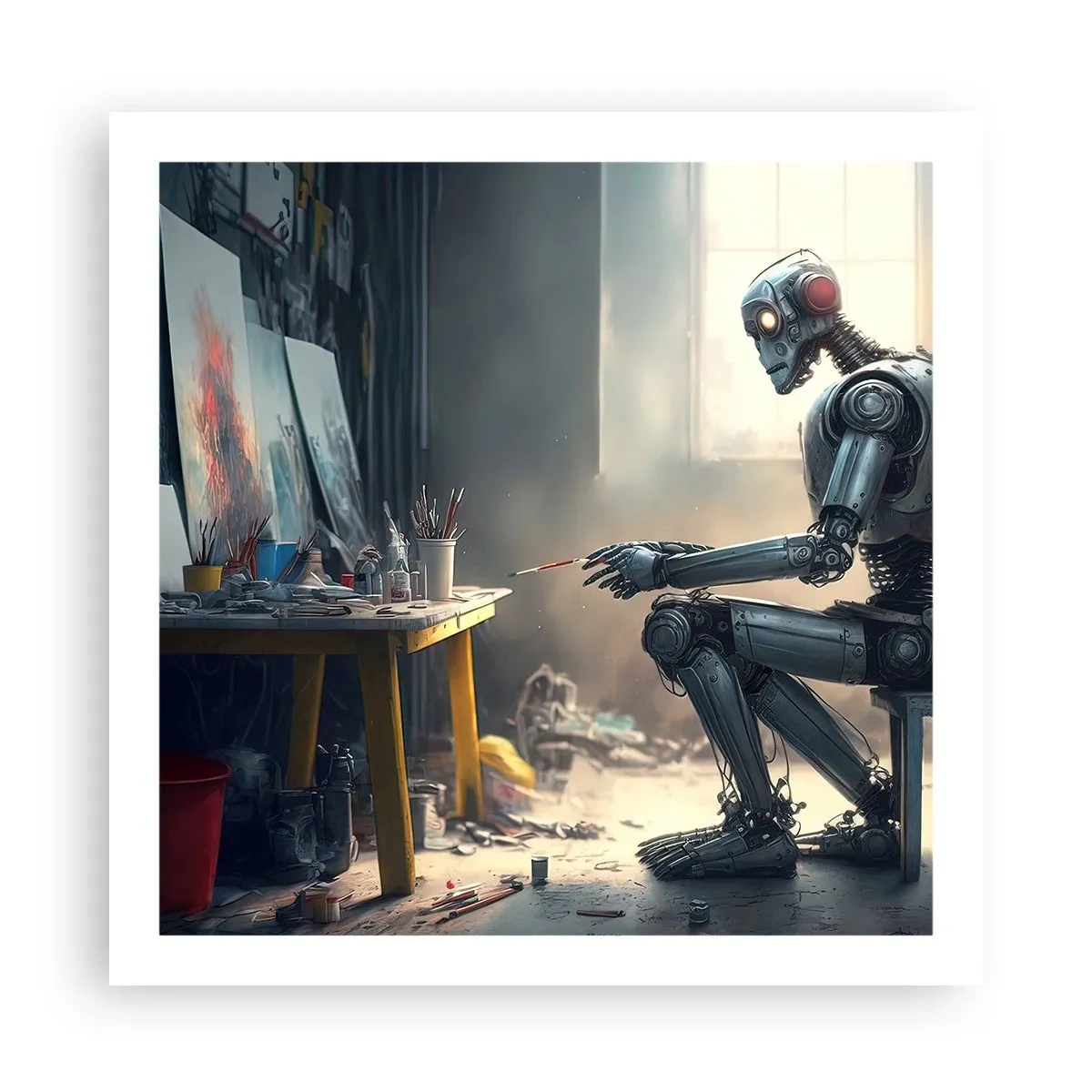 Póster - El acto de creación - 60x60 cm